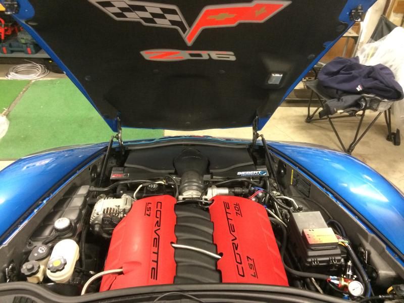 Nitrous Express LS 90mm plate kit install on C6 Z06 CorvetteForum